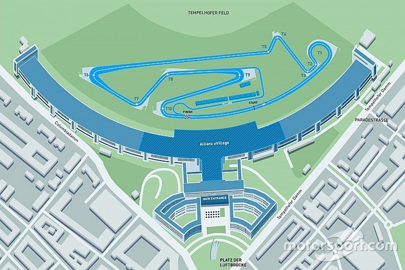 Trazado del ePrix de Berlín