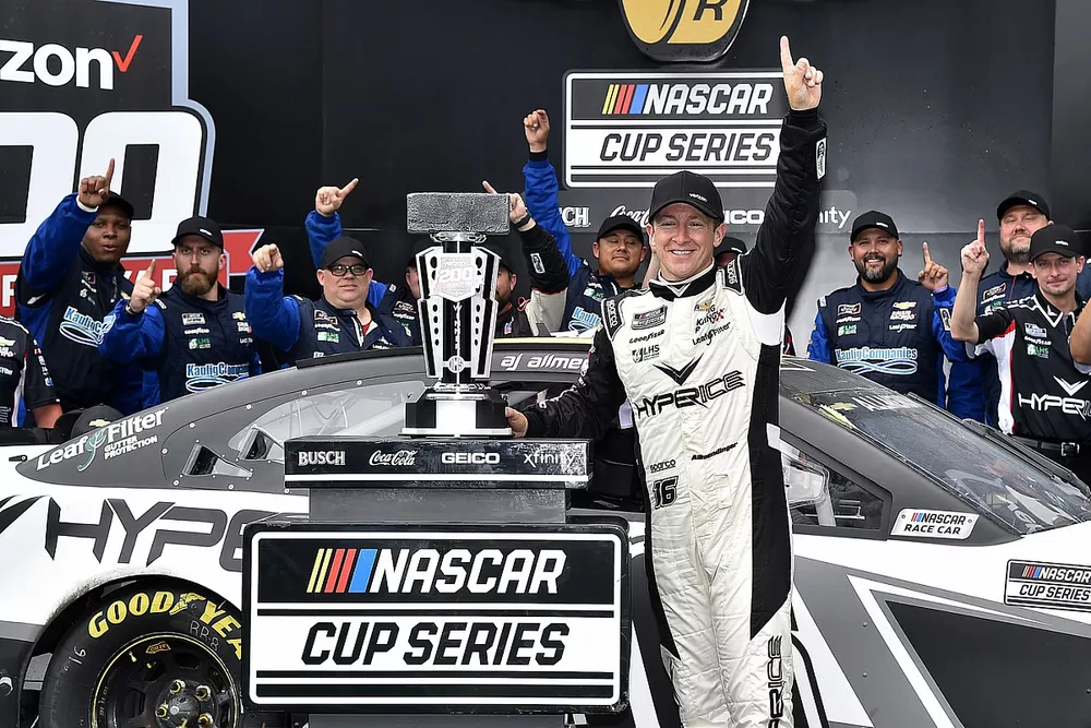 A.J. Allmendinger, Kaulig Racing, Chevrolet Camaro Hyperice wins