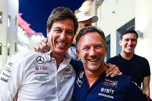 La curiosa historia detr&aacute;s de la foto de Horner y Wolff
