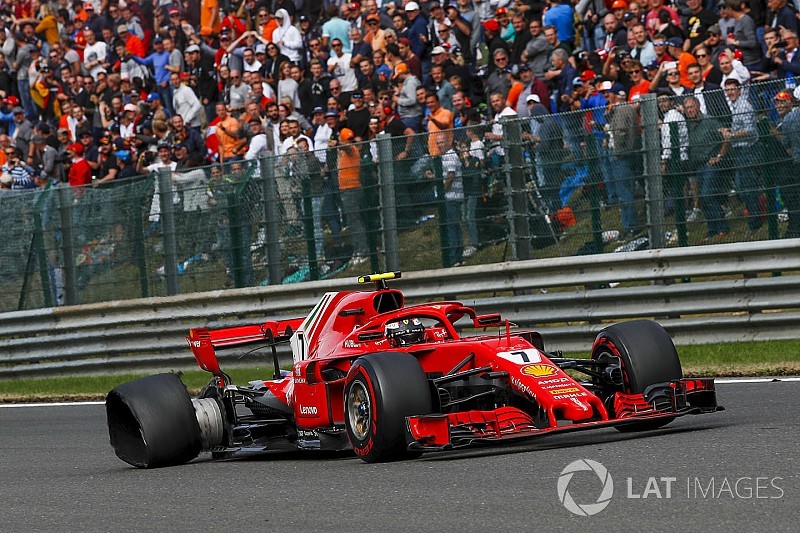 Így lett vége Räikkönen versenyének a Belga Nagydíjon (videó)