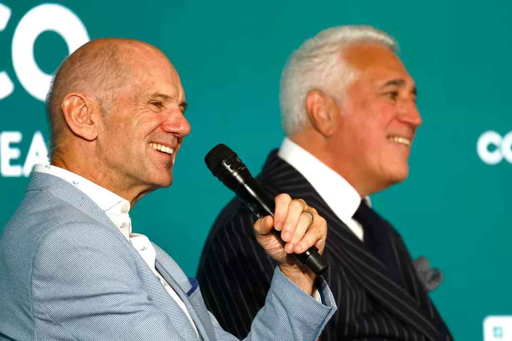 Adrian Newey y Lawrence Stroll, Aston Martin F1 Team