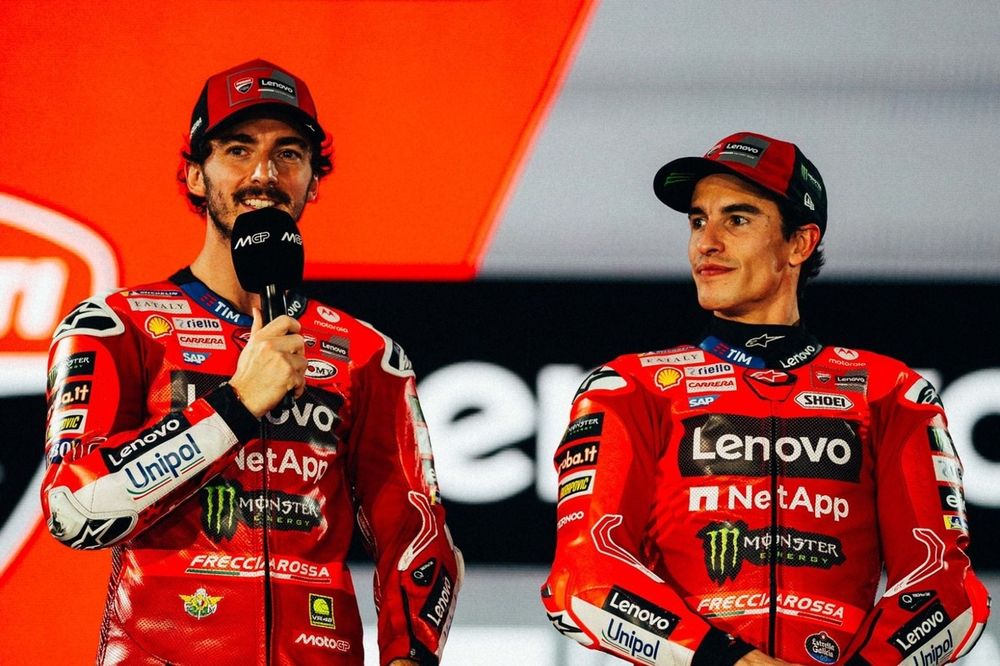 Márquez y Bagnaia, presentación de MotoGP