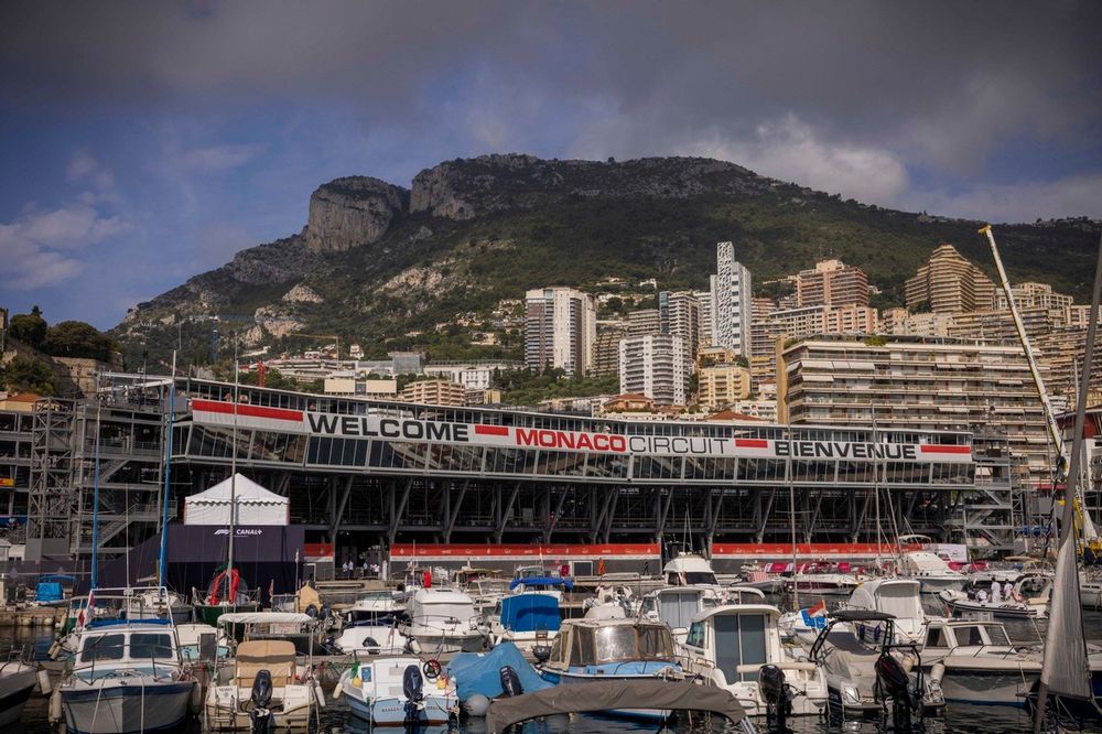 Boats and yachts in Port Hercule, the Monaco harbour