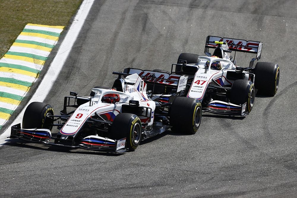 Nikita Mazepin, Haas VF-21, Mick Schumacher, Haas VF-21