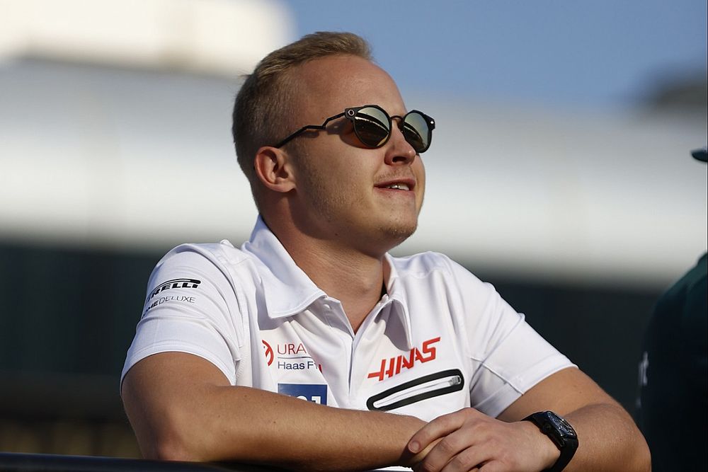 Nikita Mazepin, Haas F1 en el desfile de pilotos