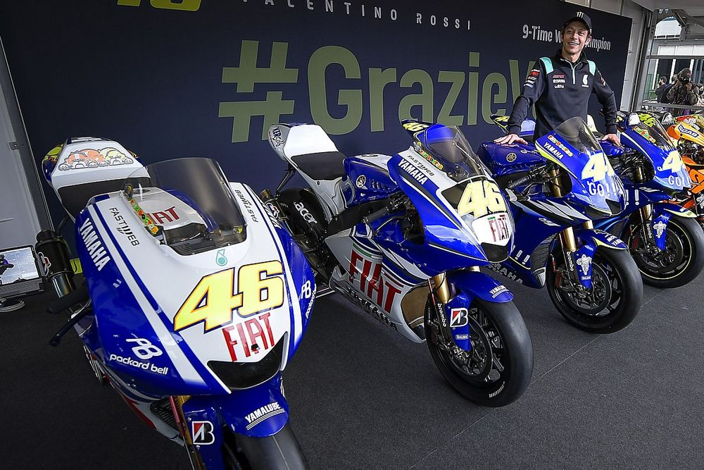 MotoGPを去るロッシに、16年共にした愛機YZR-M1がラブレター。タイトル