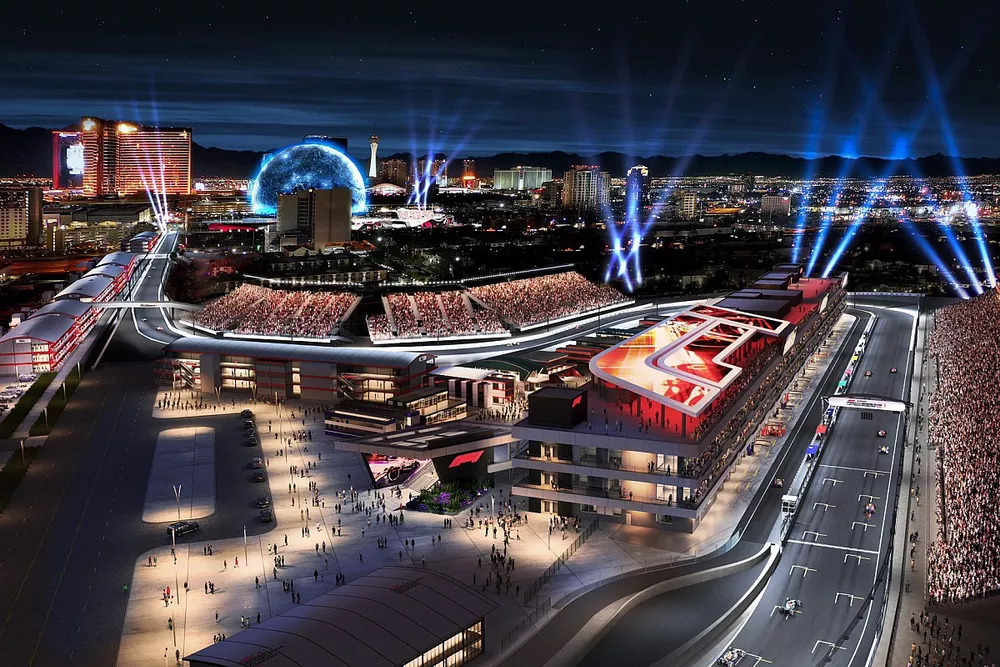 Render del GP de Las Vegas