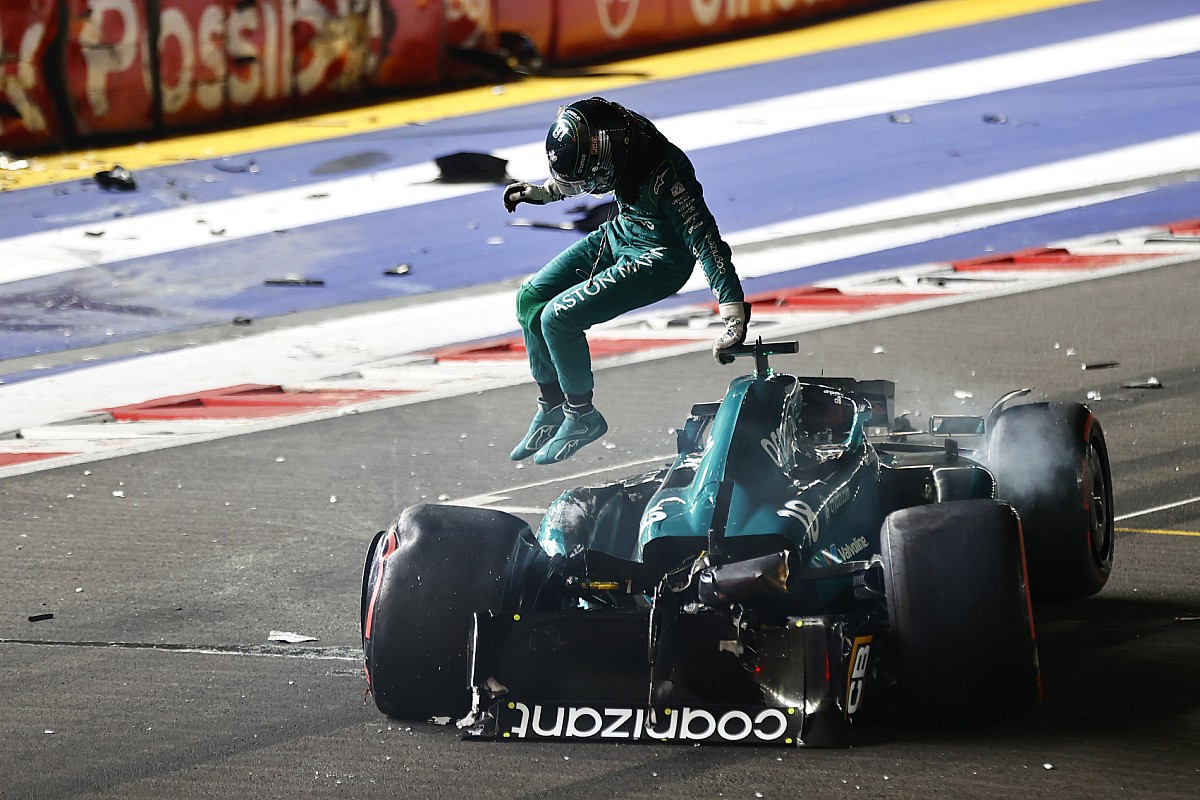 F1 Crash di Stroll due segnali di allarme per la sicurezza