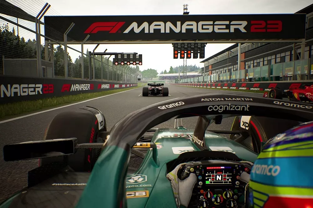 F1 Manager 2023 releases 31st July with visor cam angle