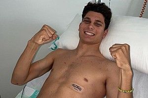 Carlos Tatay da se&ntilde;ales positivas tras su accidente en Portimao