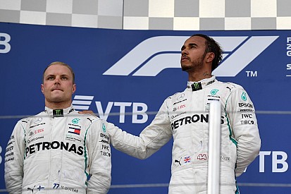 Stand WK Formule 1 na Grand Prix van Rusland