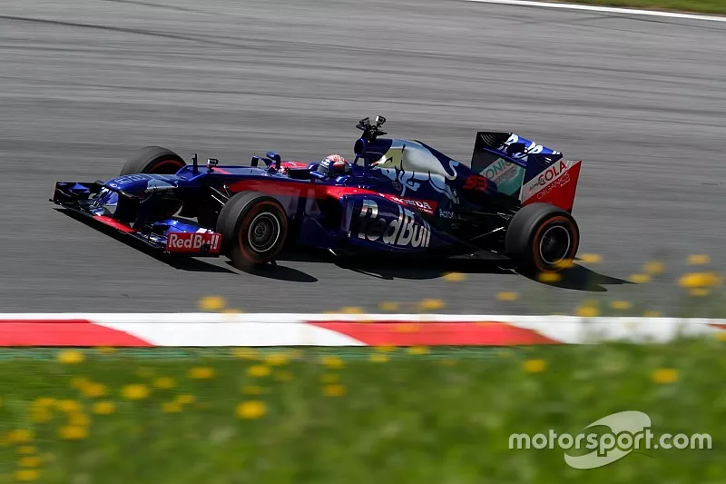 Marc Marquez, test de Toro Rosso F1-wagen