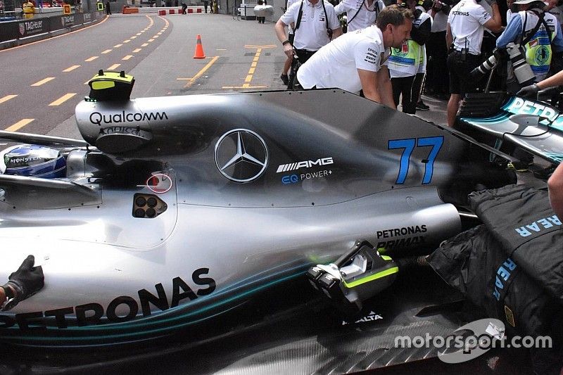 le capot moteur de la Mercedes-AMG F1 W09