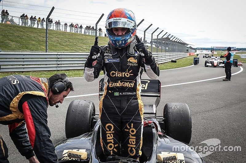 Race winner Pietro Fittipaldi, Lotus
