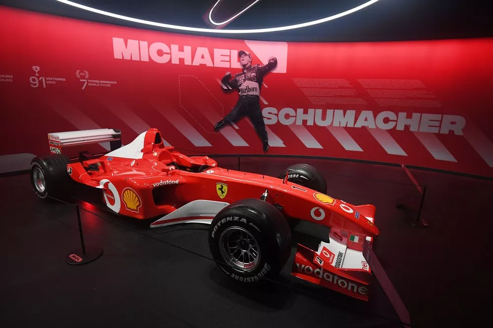 De Ferrari F2002 van Michael Schumacher