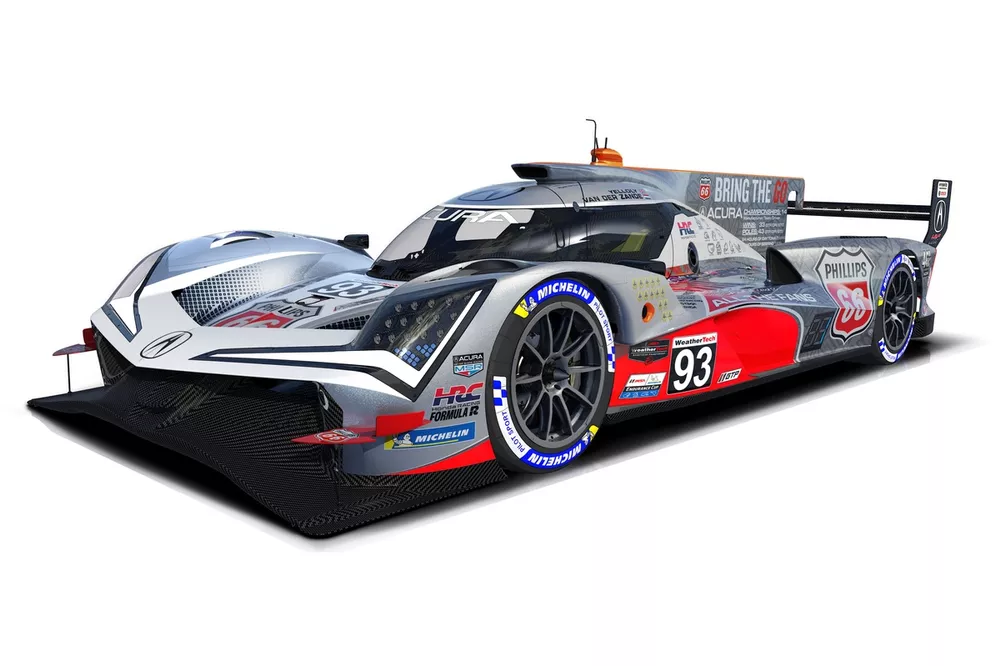 Acura Meyer Shank Racing Thank You livery