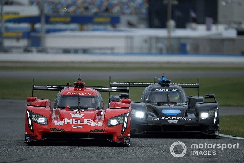 #31 Whelen Engineering Racing Cadillac DPi, DPi: Felipe Nasr, Pipo Derani, Eric Curran, #10 Konica Minolta Cadillac DPi-V.R. Cadillac DPi, DPi: Renger Van Der Zande, Jordan Taylor, Fernando Alonso Diaz, Kamui Kobayashi