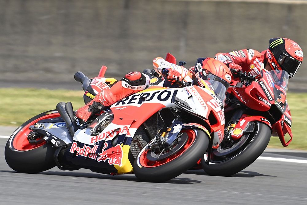 Marc Márquez, Repsol Honda Team, Francesco Bagnaia, Ducati Team