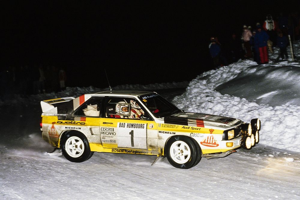 Stig Blomqvist / Bj&ouml;rn Cederberg, Audi Quattro.