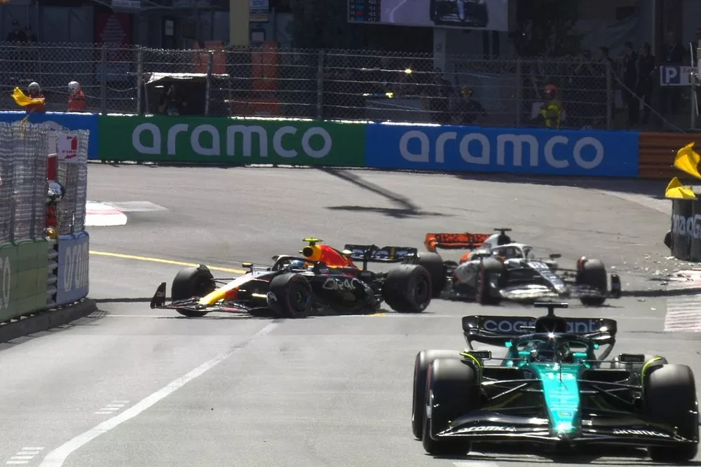 Sergio Pérez, accidente GP de Mónaco