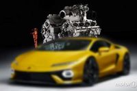 As&iacute; es el motor V8 h&iacute;brido enchufable del sucesor del Lamborghini Hurac&aacute;n