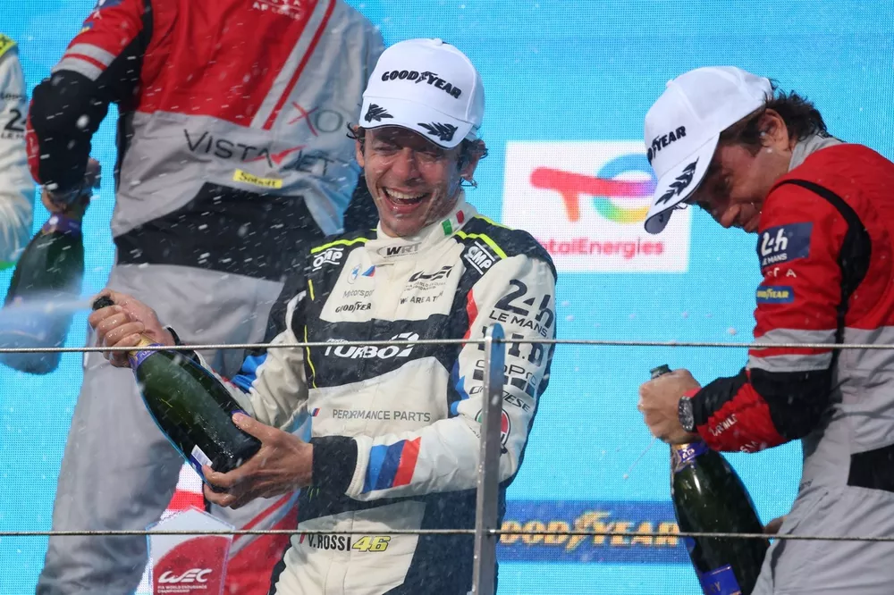 Podium GT: #46 Team WRT BMW M4 LMGT3: Valentino Rossi