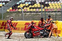 Se le abrieron los puntos a Miller en su ca&iacute;da de Portugal