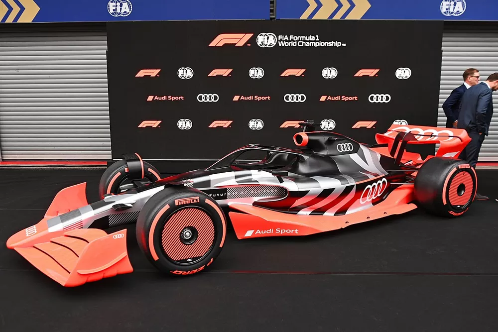 The new Audi Sport F1 concept car