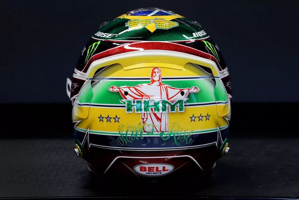 Helmet of Lewis Hamilton, Mercedes AMG F1