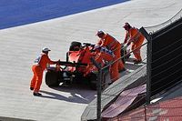Ferrari evit&oacute; el riesgo de que Vettel se electrocutara
