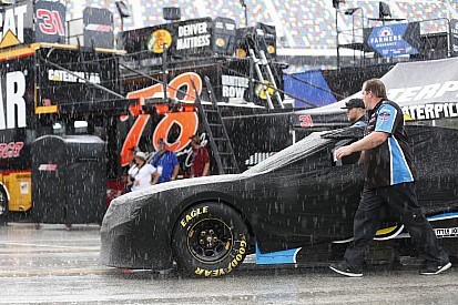 Daytona practice rained out, rescheduled
