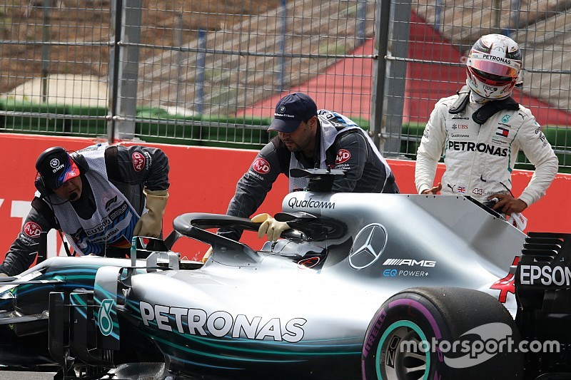 Hamilton descarta que los recientes problemas de Mercedes sean por presión de Ferrari