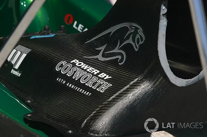 A Cosworth engine cover