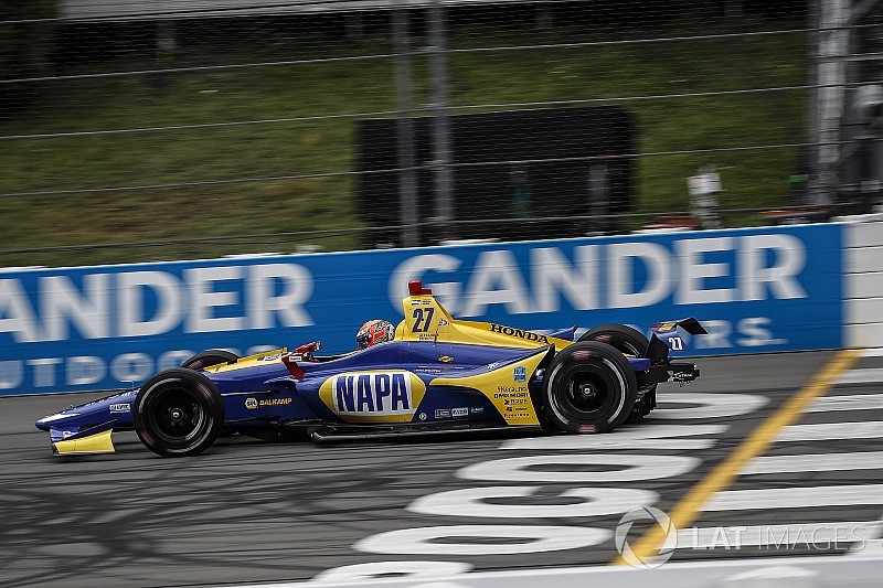 ポコノ決勝:大クラッシュで2時間中断の波乱。ロッシが500マイル制し連勝
