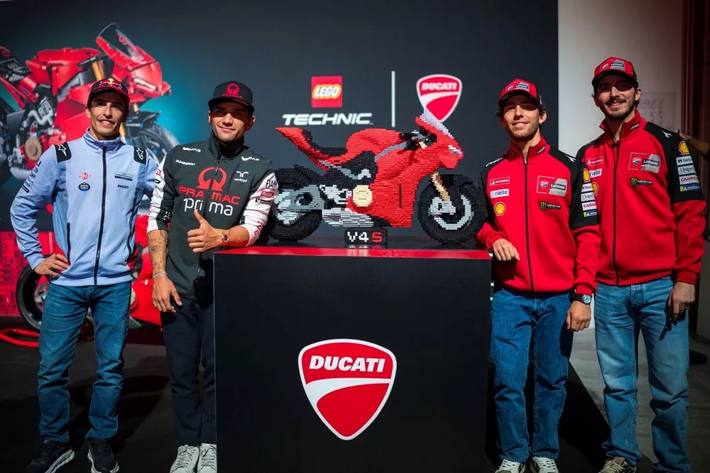 Francesco Bagnaia, Enea Bastianini, Marc Marquez et Jorge Martin