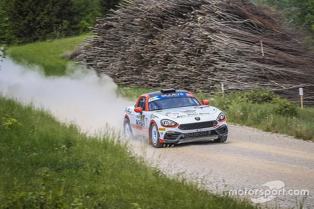 Dariusz Polonski, Lukasz sitek, Abarth 124 Rally, Rally Liepaja, FIA ERC