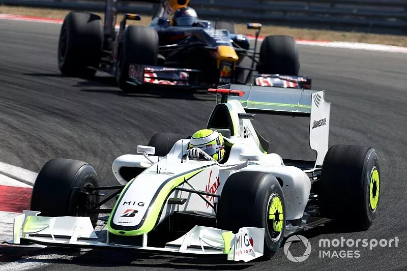2009年のチャンピオンF1マシン”ブラウンGP BGP001”は、同年を代表する