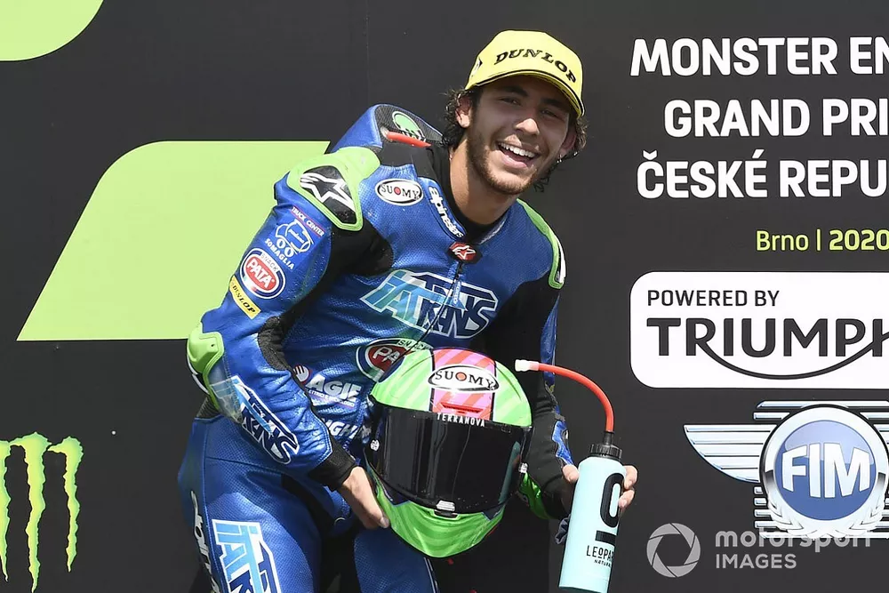 Podio: el ganador de la carrera Enea Bastianini, Italtrans Racing Team