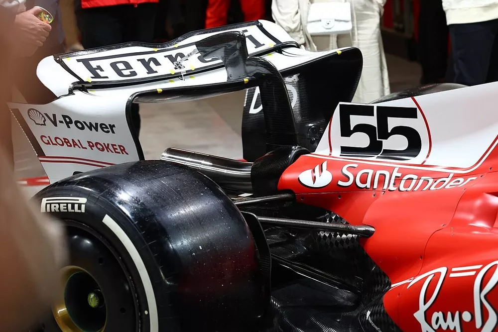 Ferrari SF-23 rear technical detail