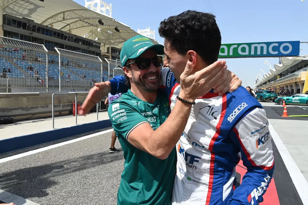 Fernando Alonso, Aston Martin F1 Team, Ganador de la carrera Gabriel Bortoleto, Trident