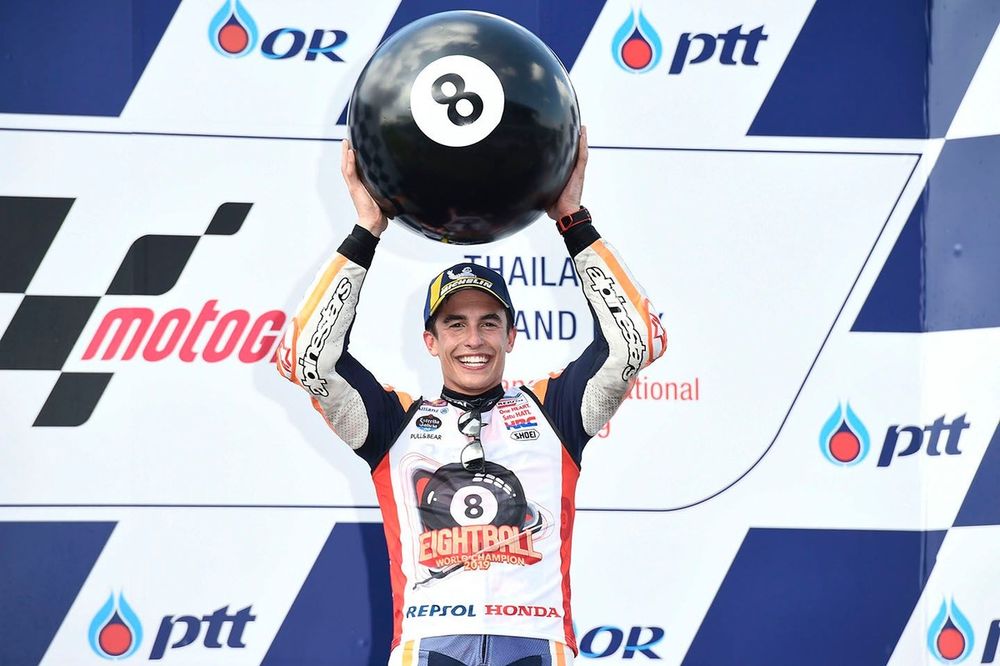 Podium: race winner Marc Marquez, Repsol Honda Team