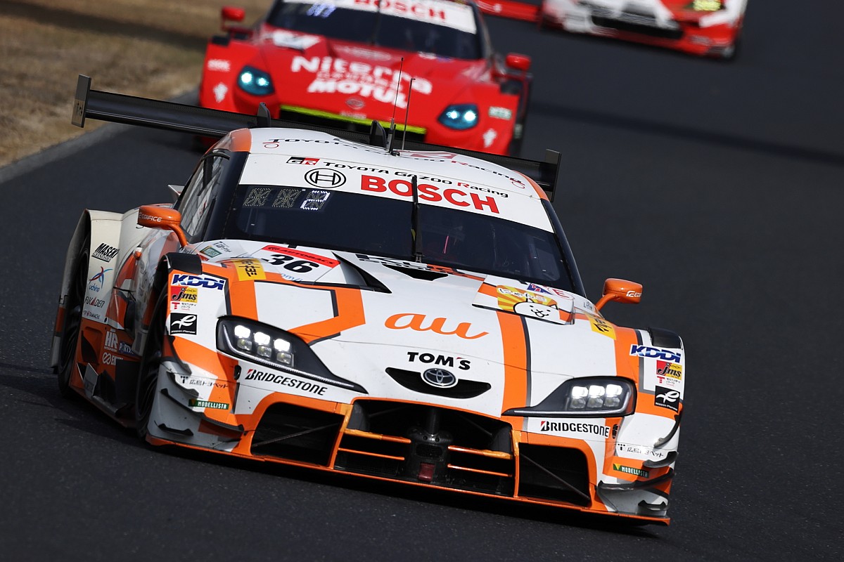 トムス特注 au TOM’S GR Supra SUPER GT 2023 SUPER GT Fuji: TOM'S pair deliver Toyota's first win of 2023