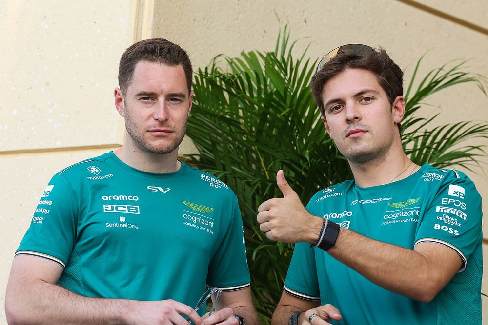 Stoffel Vandoorne, Resreve Driver, Aston Martin F1 Team, Felipe Drugovich, Aston Martin F1 Team