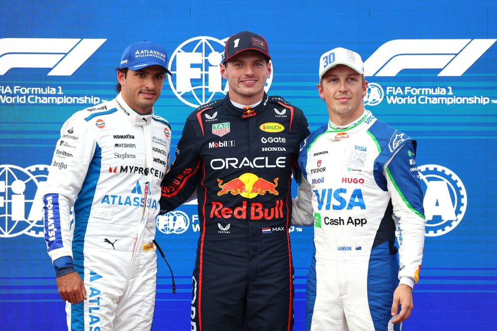 Max Verstappen, Red Bull Racing, Liam Lawson, Racing Bulls Team, Carlos Sainz, Williams