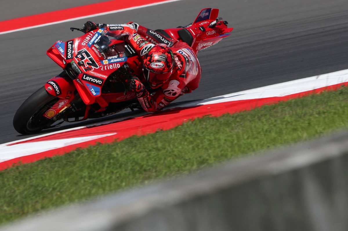 Championnat - Bagnaia préserve sa troisième place malgré sa chute