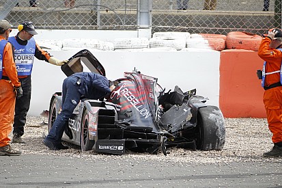 Enkelbreuk voor Senna na crash in training WEC Silverstone