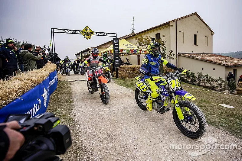 Valentino Rossi en acci&oacute;n