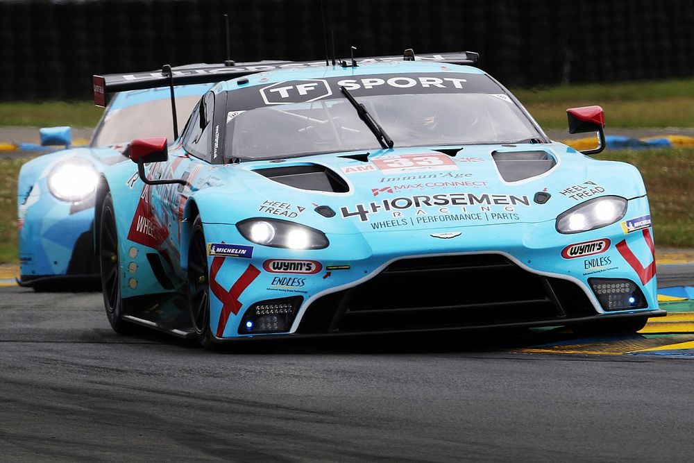 #33 TF Sport Aston Martin Vantage AMR LMGTE Am, Ben Keating, Dylan Pereira, Felipe Fraga 