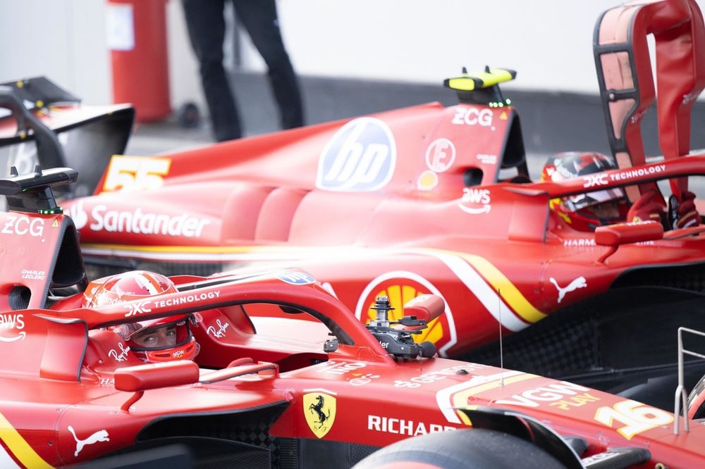 Charles Leclerc, Ferrari SF-24, Carlos Sainz, Ferrari SF-24
