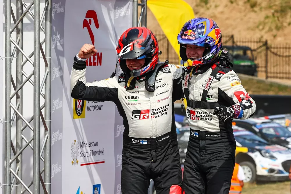 Winner Kalle Rovanper&auml;, Jonne Halttunen, Toyota Gazoo Racing WRT Toyota GR Yaris Rally1